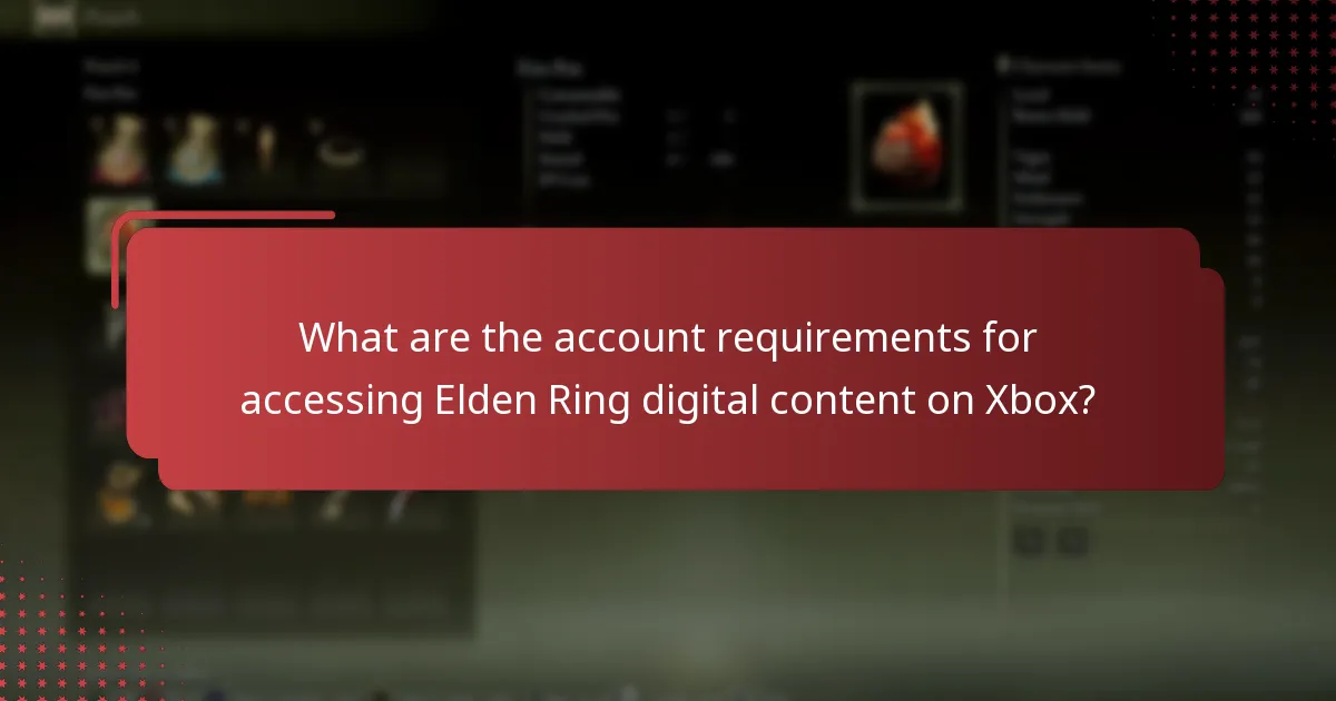 What are common issues with Elden Ring digital content access on Xbox?