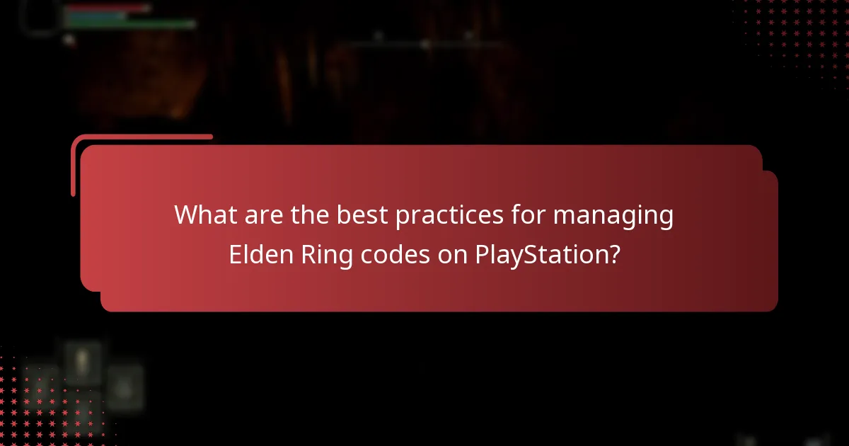 How can I resolve common Elden Ring code issues on PlayStation?